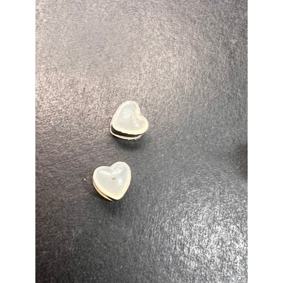 NEW peridot sterling silver crescent hoop earrings - Picture 13 of 16